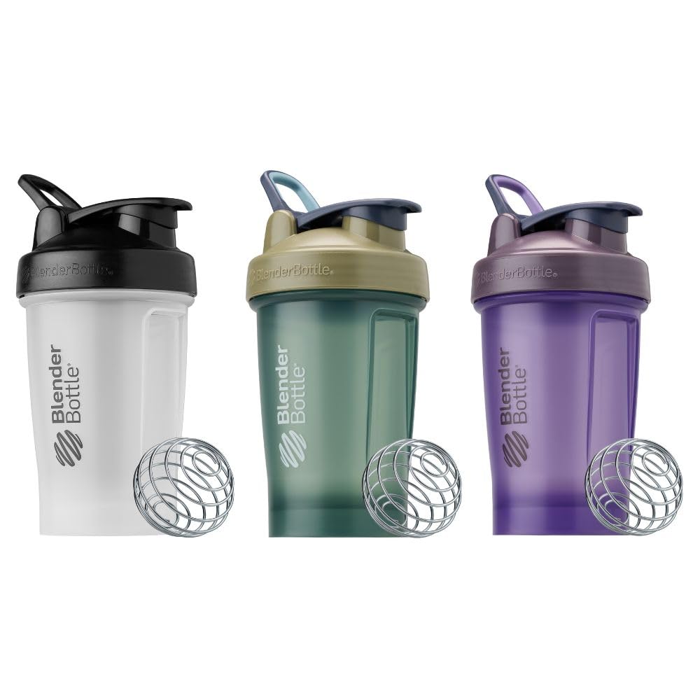 Photo 1 of BlenderBottle Classic V2 Shaker Bottle Perfect for Protein Shakes and Pre Workout, 20-Ounce (3 Pack)