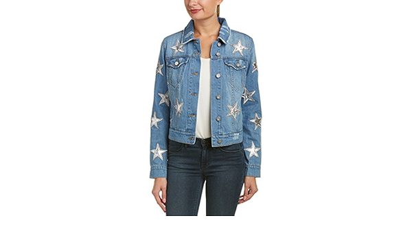 bagatelle star patch denim jacket
