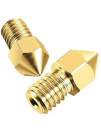 SIQUK - Boquillas para impresora 3D MK8 (22 piezas, 0.008 in, 0.012 in, 0.016 in, 0.020 in, 0.024 in, 0.031 in, 0.039 in, con caja de almacenamiento para impresora 3D Makerbot Creality CR-10)