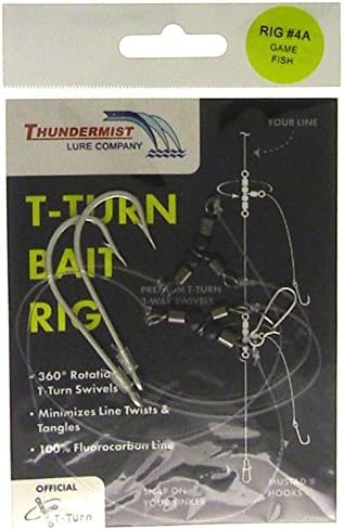 Thundermist Lure CompanyT-Turn Bait Rig, Clear