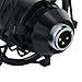 Excelvan Condenser Recording Microphone with Shock Mount Holder, Black