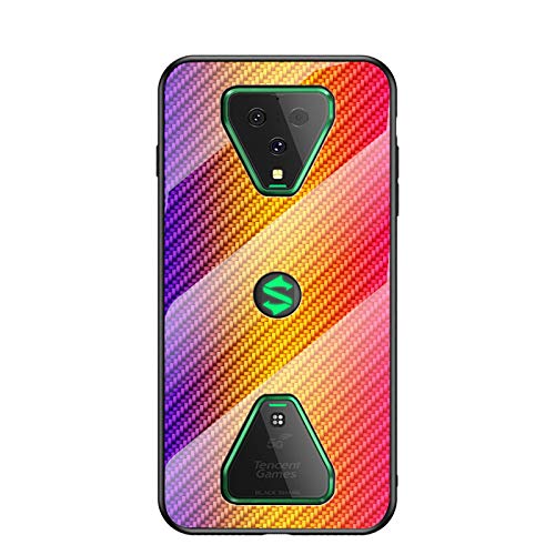Hülle® Gradient Color Anti-Scratches Glass Case Compatible for Xiaomi Black Shark 3 (2)