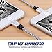 Eashion iPhone Cable, 3Pack 6FT Nylon Braided 8 Pin Lightning to USB Charger Cable, Compatible with iPhone 7/7 Plus/6s/6s Plus/6/6 Plus/5/5S/5C/SE/iPad and iPod(White)