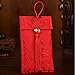 Chinese Element Festive Silk Red Envelopes Gift Card Wedding Red Money Pockets 2pcs