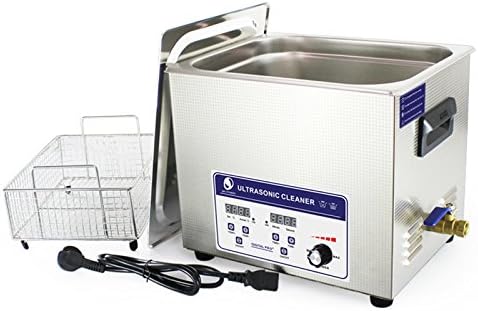 Amazon Com Cgoldenwall Jp 040s 10l Ultrasonic Jewelry Cleaning Machine Denture Ultrasonic Cleaner Metal Parts Tableware Ultrasonic Cleaning Device Home Improvement