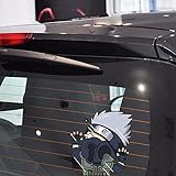 Boutique Sticker Cartoon Naruto Kakashi Hit Glass Windows Windshield Random Body Car Stickers Wall Decals