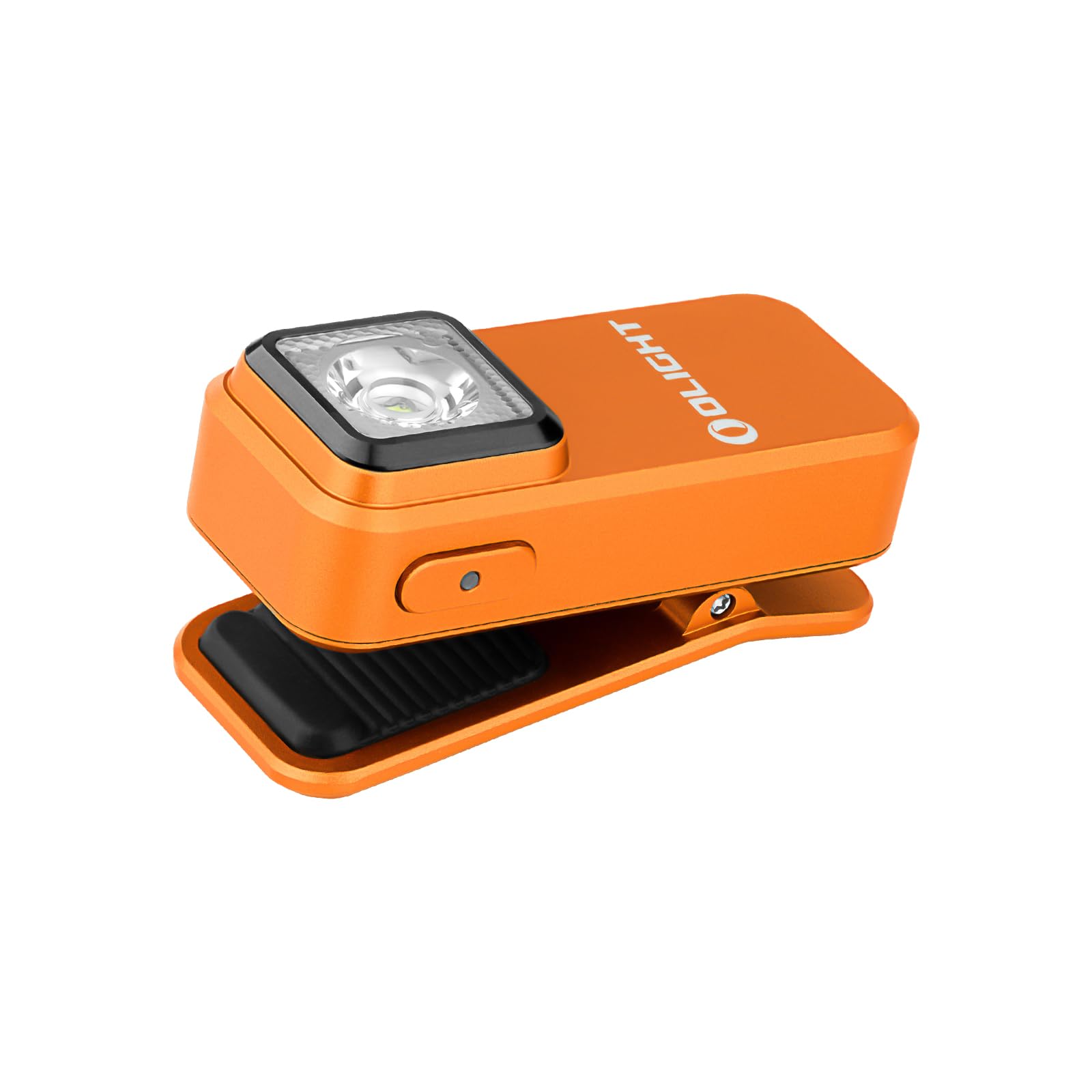 OLIGHT Oclip Rechargeable EDC Clip on Torch 300 Lumens Dual Light Sources Pocket Lamp with Magnetically Attach, USB-C Charging Flashlight for Working, Cycling, Reading and Safety Warning (Orange) â image 1