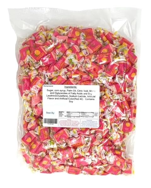 YANKEETRADERS PINK LEMONADE FLAVORED CHEWS, 2 POUNDS BULK