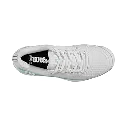 Wilson Rush Pro 4.5 Women's Tennis Shoe, White/Surf