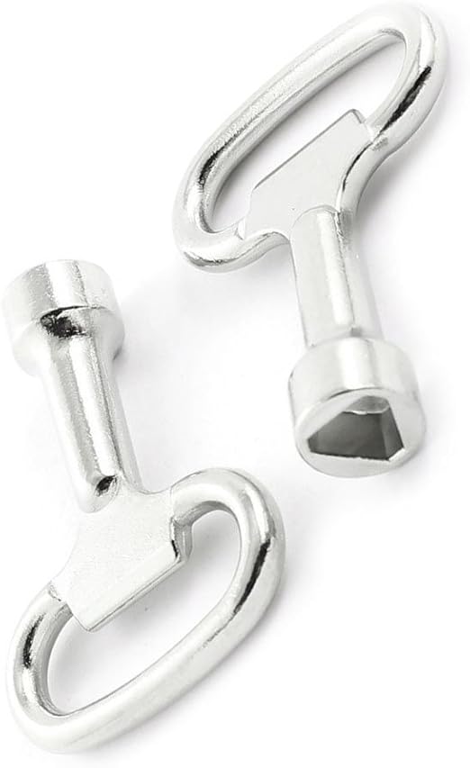 Toogoo R Lot De 2 Cles Triangulaires En Metal Pour Verrou Triangulaire De 8 Mm Amazon Fr Bricolage