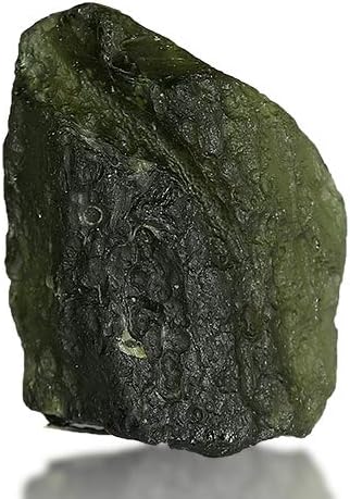 GemPundit 3.25 Grams Natural Unheated and Untreated Lab Certified Moldavite Healing Gemstone from Czech Republic