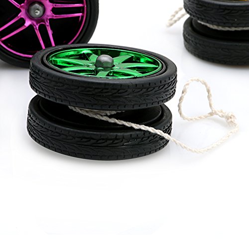 Wheel Shape Yo-Yo, (Color May Vary) by Delight eShop