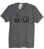 IYD Clothing - Papa Bear Premium Heather Gray Men's Crew Neck