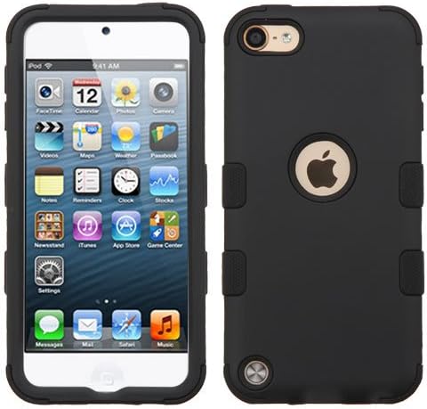 Resistance iPod touch 5th Gen Protector Cover (Military-Grade Certified) – Heavy Duty 2 Piece Cover - Drop &amp; Impact Protection Case for Apple iPod touch 5th/6th Gen (Black/Black)
