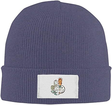 TQOIAS Proud To Be A Nurse Beanie Hats Winter Wool Cute Brim