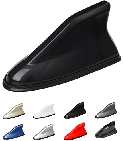 Universal Car Shark Fin Antenna - ABS Carbon Fiber Style For Kia Sorento & Most Vehicles 2015-2019