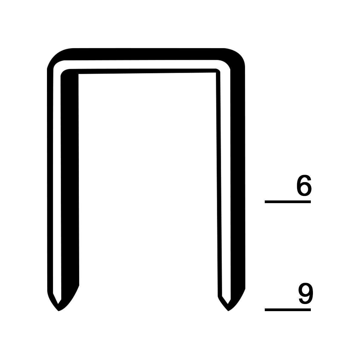 PREBENA Staples galvanised PF14CNK