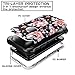 OBBCase iPhone X Case, [Heavy Duty] Three Layer Hybrid Sturdy Armor High Impact Resistant Protective Cover Case For iPhone X 2017 Release,Rose Flower/Black