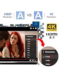 Android TV Box - VIDEN S95 TV Box Android 8.1 Smart TV Box Amlogic S905X2 Quad-Core 2GB RAM & 16GB ROM Support 4K  75fps Ultra HD H.265 Dual Band WiFi 2.4GHz   5GHz WiFi Media Player with Bluetooth