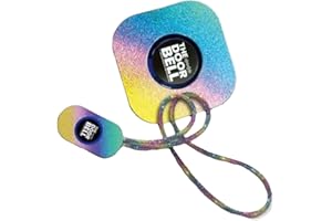 Cenroelon Sparkly Rainbow Classroom Doorbell for Teachers Classroom Management WirelessBell for Home, Kid Room, Office 38 Chi