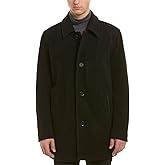 Cole Haan Men's Button Up Wool Plush Car Coat