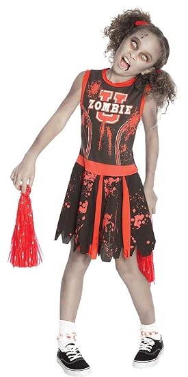 Amazoncom Big Girls Zombie Cheerleader Costume X Large