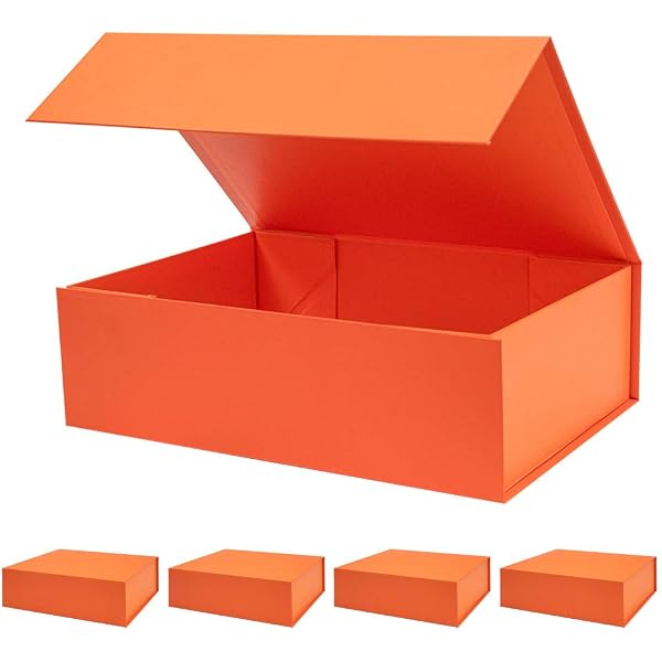 OBMMIRAO 10 Cajas De Regalo Pequeñas De Oro Rosa De 9.5 X 7 X 4 Pulgadas Caja De Regalo Magnetica Con Tapa Para Embalaje De Regalo Cajas De Regalo
