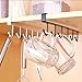 Hanging Hook Rack, Staron Kitchen Storage Rack Cupboard Hanger Chest Space Saver Organizer Hook Rack Holder (White)