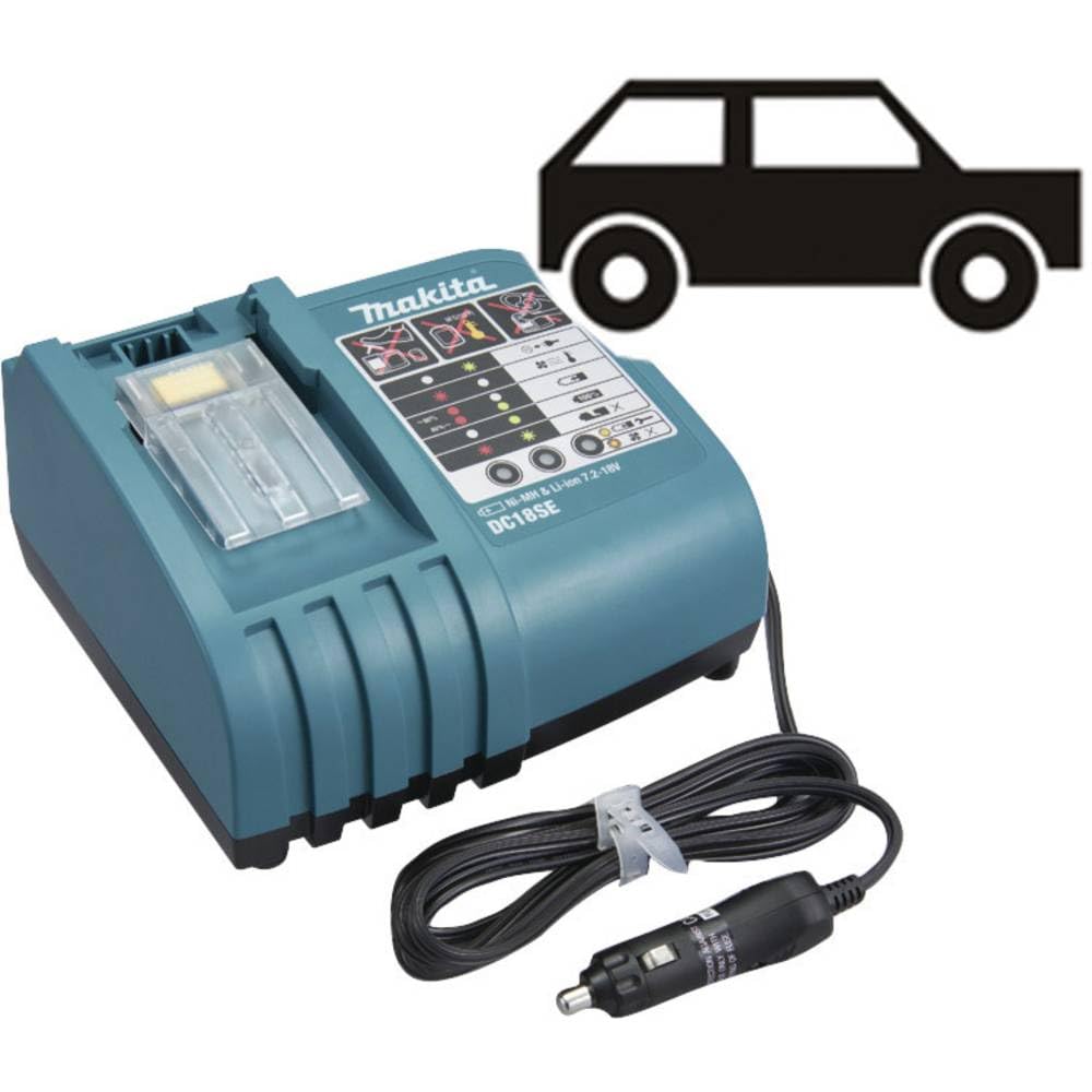 Makita DC18SE 14.4 - 18 V Li-ion Fast Battery Charger, Blue, Small