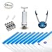  Sous Vide Bags Kit-24 Food Vacuum Sealed Bags,1 Pump,1 Baggy Rack,4 Sous Vide Clips,Reusable Sous Vide Vacuum Sealed Bags for Food Storage and Cooking 