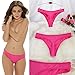 Women Sexy Cotton Thongs Intimates Briefs Tangas Ladies Panties Mulit Pack Size:5-10