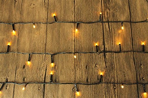 50 Led String Lights with Timer Battery Operated Waterproof Fairy Lights Warm White 11.25ft New