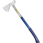 Estwing Camper's Axe - 26" Wood Splitting Tool with All Steel Construction & Shock Reduction Grip - E45A