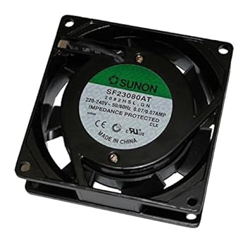 Lüfter 230V 14W 80x80x25mm 29m³/h 29dBA ; Sunon SF23080AT2082HSL