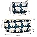 Chuangchou 8 Pieces Linen Pen Pencil Case Stationery Pouch Makeup Cosmetic Bag Coin Purse with Cute Forest and Animal
