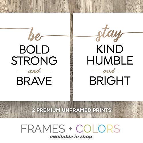Amazon Com 8 X10 Unframed Prints Cute Home Decor Gift Be Bold
