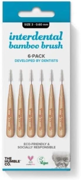 THE HUMBLE CO., Interdental Brushes, Size 3-0.6 mm, Developed by Dentists, Designed in Sweden, Teeth Cleaning - Image 3