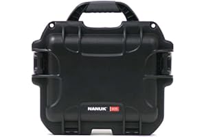 Nanuk 905 Waterproof Hard Case with Foam Insert - Black - Made in Canada