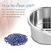 Wax Warmer, Wax Hair Removal Kit +5 bags of Hard Wax Beans + 10 Wax Applicator Sticks (wax warmer+5 bags wax beans)