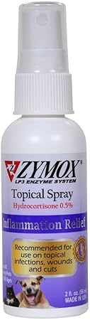 zymox topical spray with 1 hydrocortisone