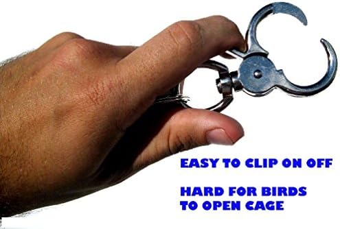 KEY CHAIN RING CLAW GAGE DOOR LOCK TRIGGER SNAP BIRD EYE HOOK BELT CLIP toy toys