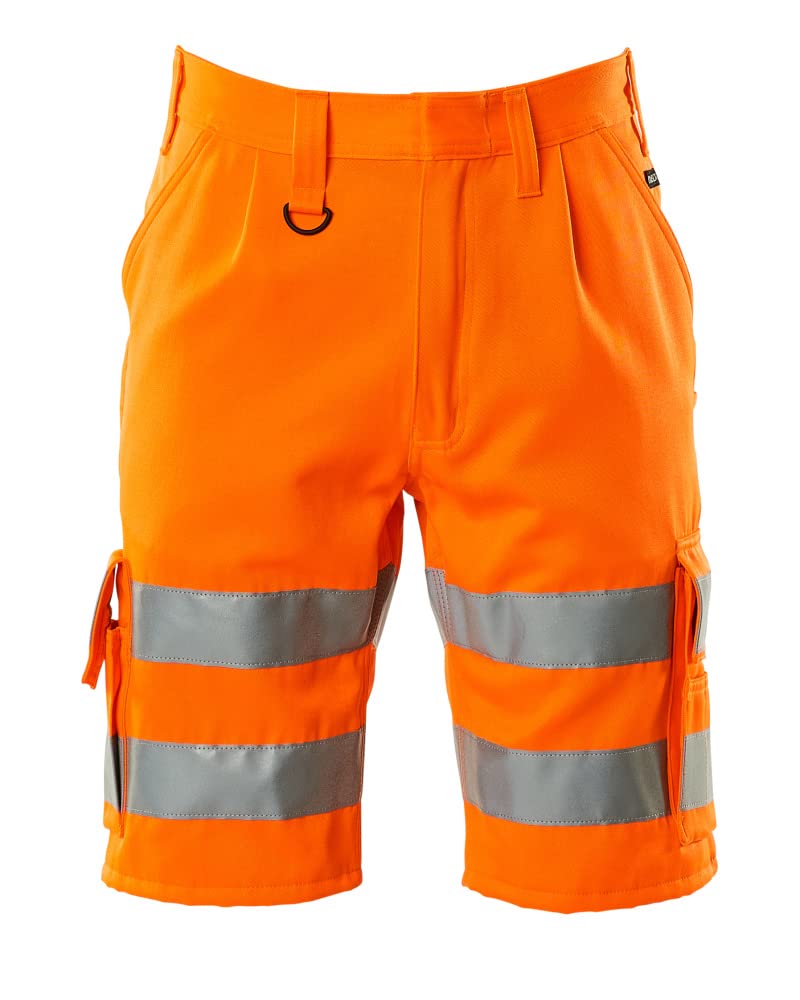 Mascot 10049-860-14 Pisa Safe Classic Class 1 Short, Size C48, Hi-Vis Orange