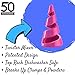 50 Strong BPA Free Protein Shaker & Mixer Bottle, 24 oz, Unicorn Love