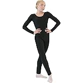 Danzcue Girls Long Sleeve Unitard Bodysuit Dancewear