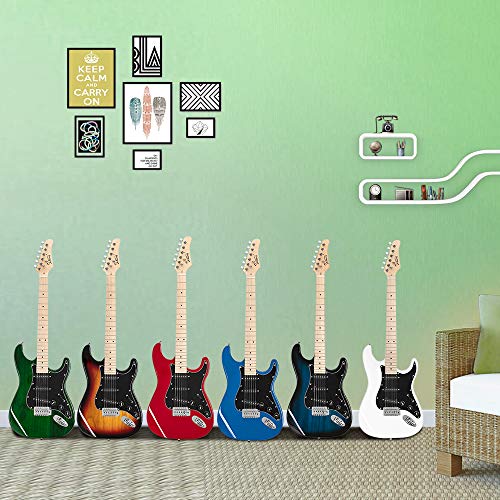 image for GLARRY Full Size Electric Guitar for Music Lover Beginner with 20W Amp