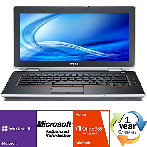 Dell Latitude E6420 Intel i7 Dual Core 2800 MHz Genuine Windows 10 Professional 64 Bit 320Gig Serial ATA 8192mb DDR3 DVD ROM 14.0â€ WideScreen LCD Microsoft Office 365 30-Day Trial Laptop