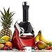 Yonanas 986 Elite Powerful Quiet Healthy Dessert Fruit Soft Serve Maker Includes 130 Recipe Book Creates Fast Easy Delicious Dairy Free Vegan Alternatives to Ice Cream and Frozen Yogurt BPA Free, Red