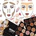 Ucanbe Cream Contour Kit - 6 Color Contouring Makeup and Highlighter Palette for Medium Skin