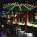 Chasgo 104 LEDs Battey Powered Patio Umbrella Lights Waterproof Outdoor Lighting, Warm White 8 Lighting Modes LED String Lights with Remote for Patio Umbrella Decor