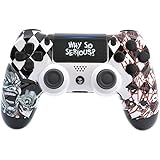 MASK PS4 PRO Rapid Fire Custom Modded Controller 40 Mods for All Major Shooter Games, Fortnite &amp; More, custom LED (CUH-ZCT2U)